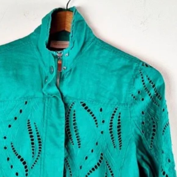 Chico's Linen Jacket Small - Picture 3 of 5